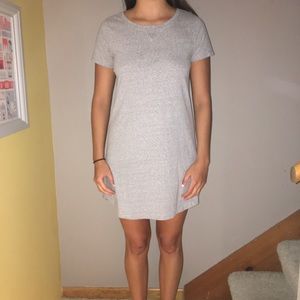 Gray T-shirt dress